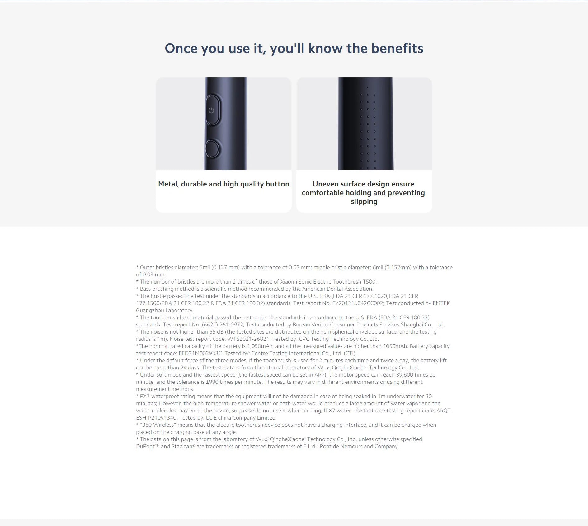 XIAOMI MIJIA T700 Sonic Electric Toothbrush Teeth Whitening Ultrasonic Vibration Oral Cleaner Brush Smart APP LED Display