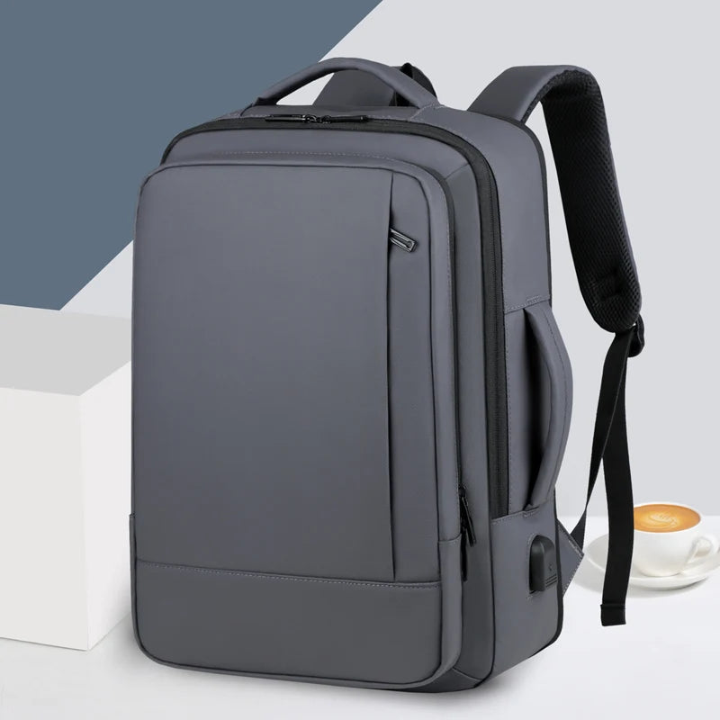 Rilibegan Men Travel Backpack Expand Oxford Big Capacity USB Charge Business Male Backpacks Computer Men Backpacks