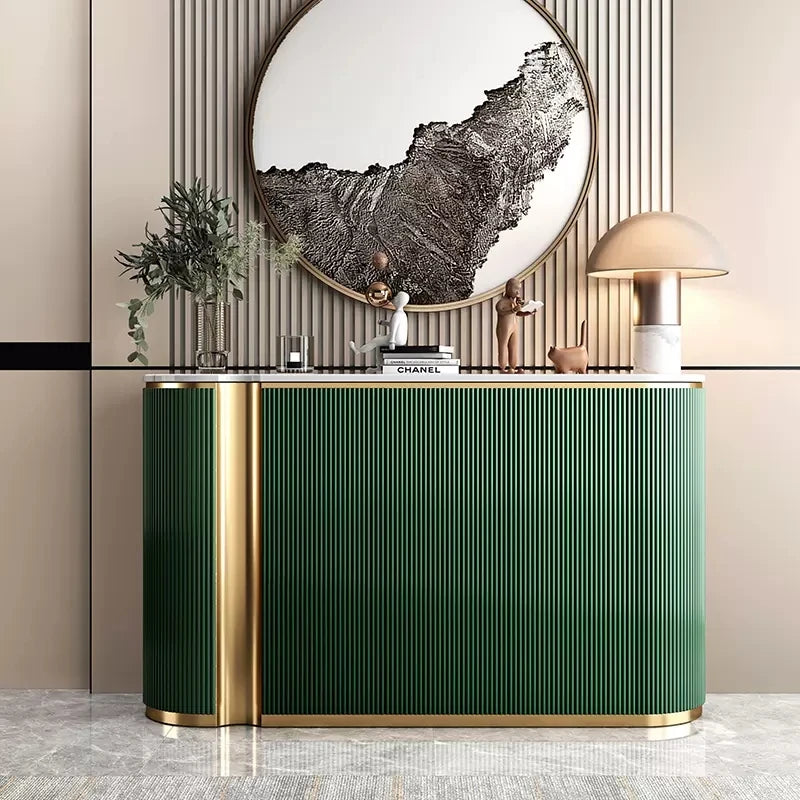 Modern Luxury Kitchen Furniture Dining Room Console Table Cabinet Table Sideboards Storage Cabinet With Doors