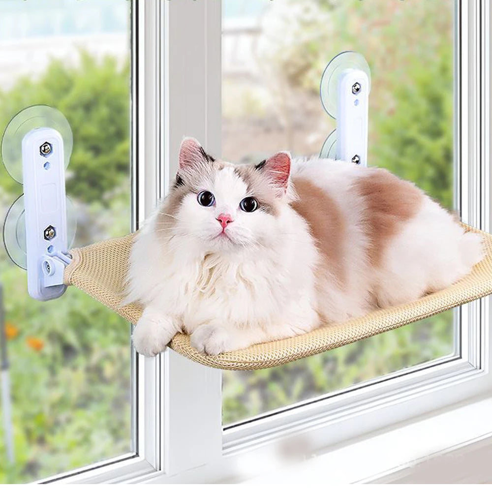 Breathable Mesh Fabric Or Lint Cloth with zipper For Cat Hammock Window Hanging Bed 52x30cm 45x30cm No frame No Cups