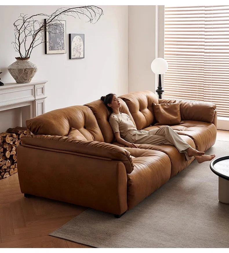 Luxury Loveseat Electric Sofa Strong Full Size Brown Lazy Recliner Chair Lounges Sleeper Designer Woonkamerbanken Furniture