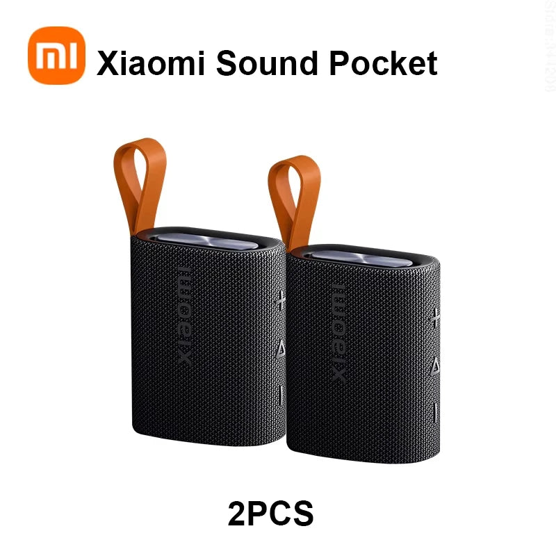 Original Xiaomi Sound Pocket IP67 Bluetooth 5.4 TWS Stereo Combo 1000mAh 10-Hour Ultra-Long Battery Life Mic Portable Speaker