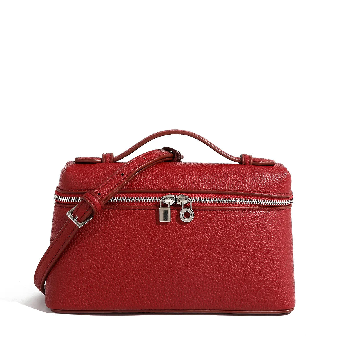 Fashion lunch box bag pu leather mini fashion women's bag 2026 new net red the same handheld box crossbody small bags