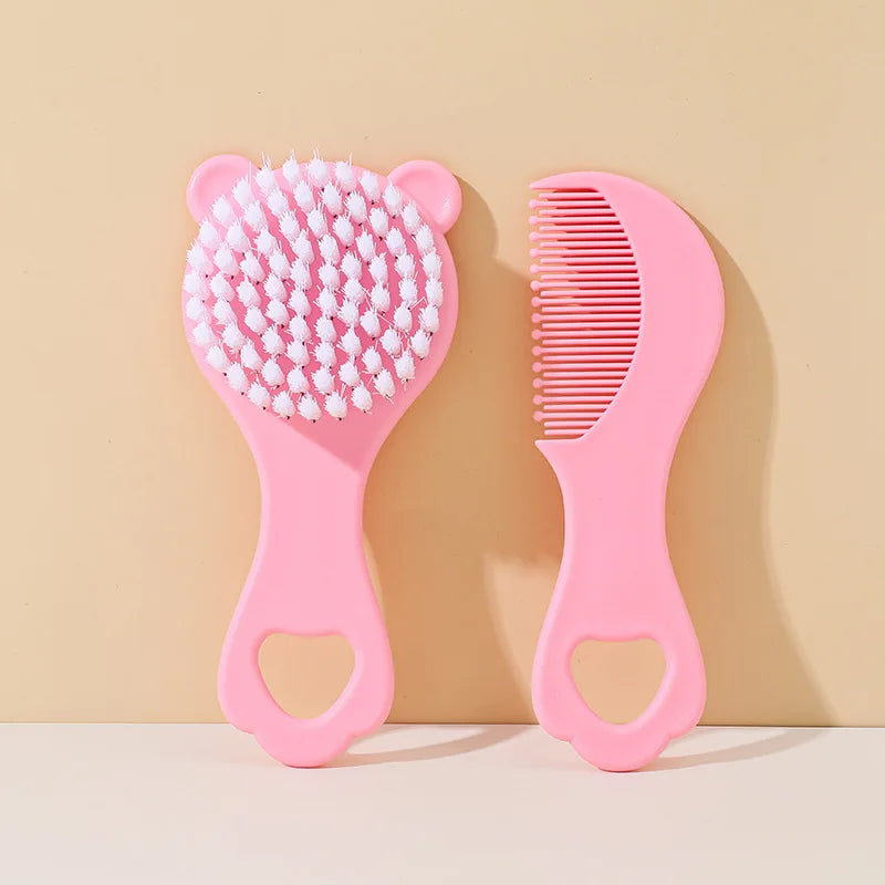 New Baby Care Accessories Fetal Head Fat Comb Infant Bathing Soft Comb Newborn Hair Cleaning Supplies Infant Comb Head Massager