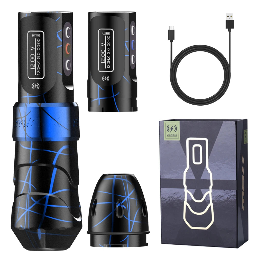 YILONG Fluk MAX Professional Tattoo Machine 2400mah Battery wireless Permanent Makeup Tattoo Pen Machine For Tattoo Body Artists