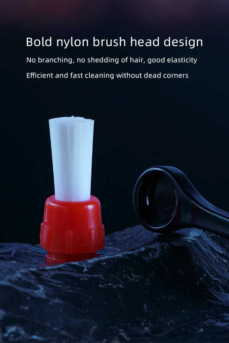 Food Grade Coffee Machine Cleaning Brush Long Handle Replaceable Cleaning Coffee Machine Cleaning Brush