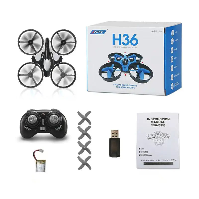 Hot Selling JJRC H36 Mini RC Drone Helicopter 360° Flip Remote Control Quadcopter Toy 4ch 6-Axis Headless Mode Mini Drone