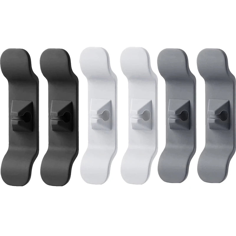 3/6Pcs Cord Wrapper Hooks Clip Cable Wire Organizer Kitchen Appliance Wire Winding Protection Household Appliances Cable Winder