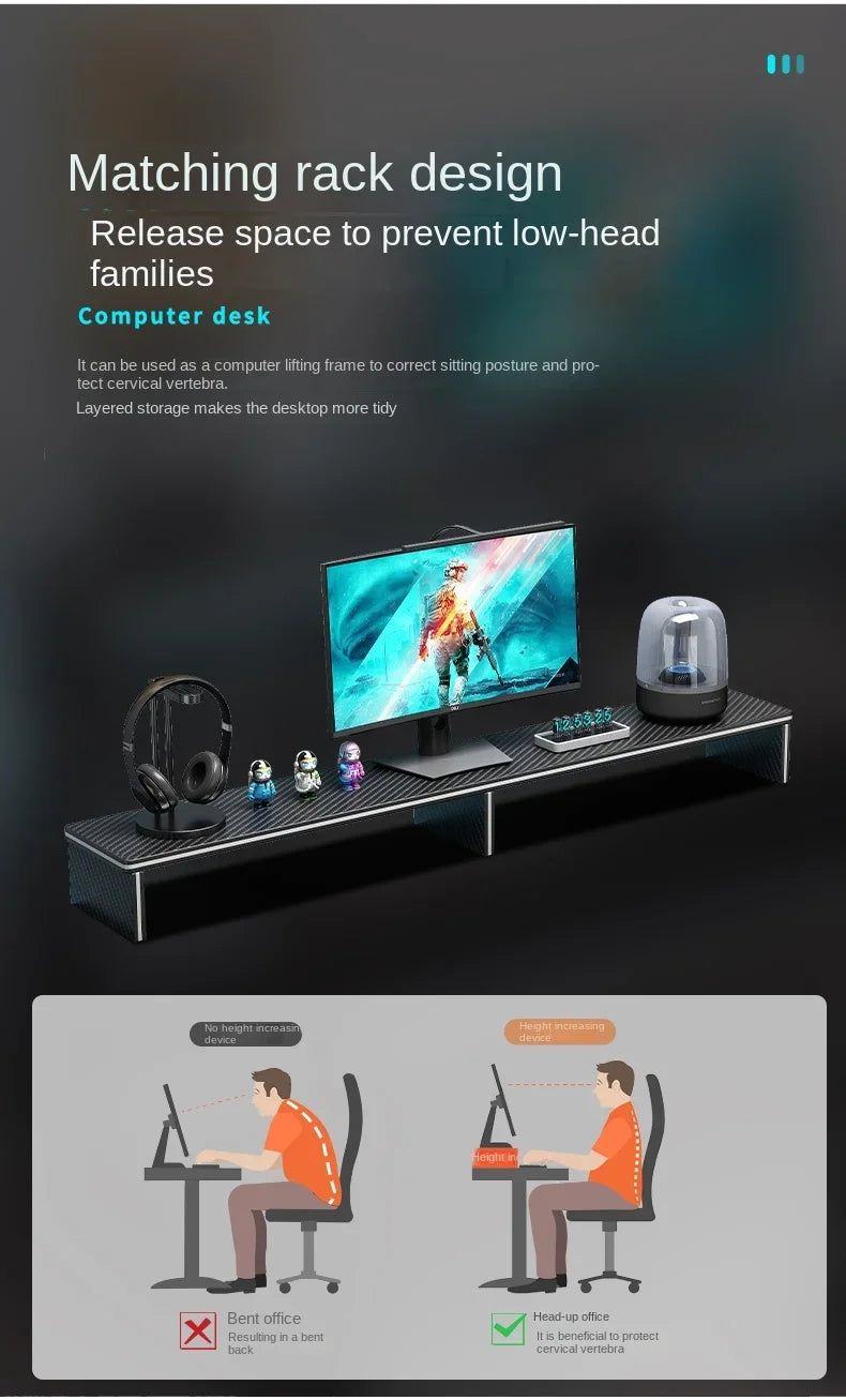 Shelf Living Room Office Desk Storage Standing Floor Metal Arbenic Computer Desks European Black Mesa De Escritorio Furniture