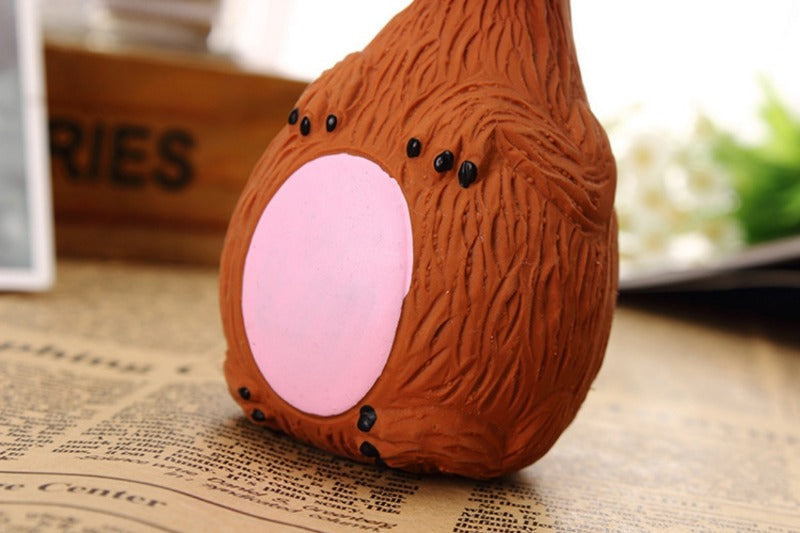 Dog Voice Toy Cartoon Shape Teddy Fadou Teeth Grinding Cleaning Plaything Rubber Anti Bite Training Pets Dogs Toys Pet Supplies