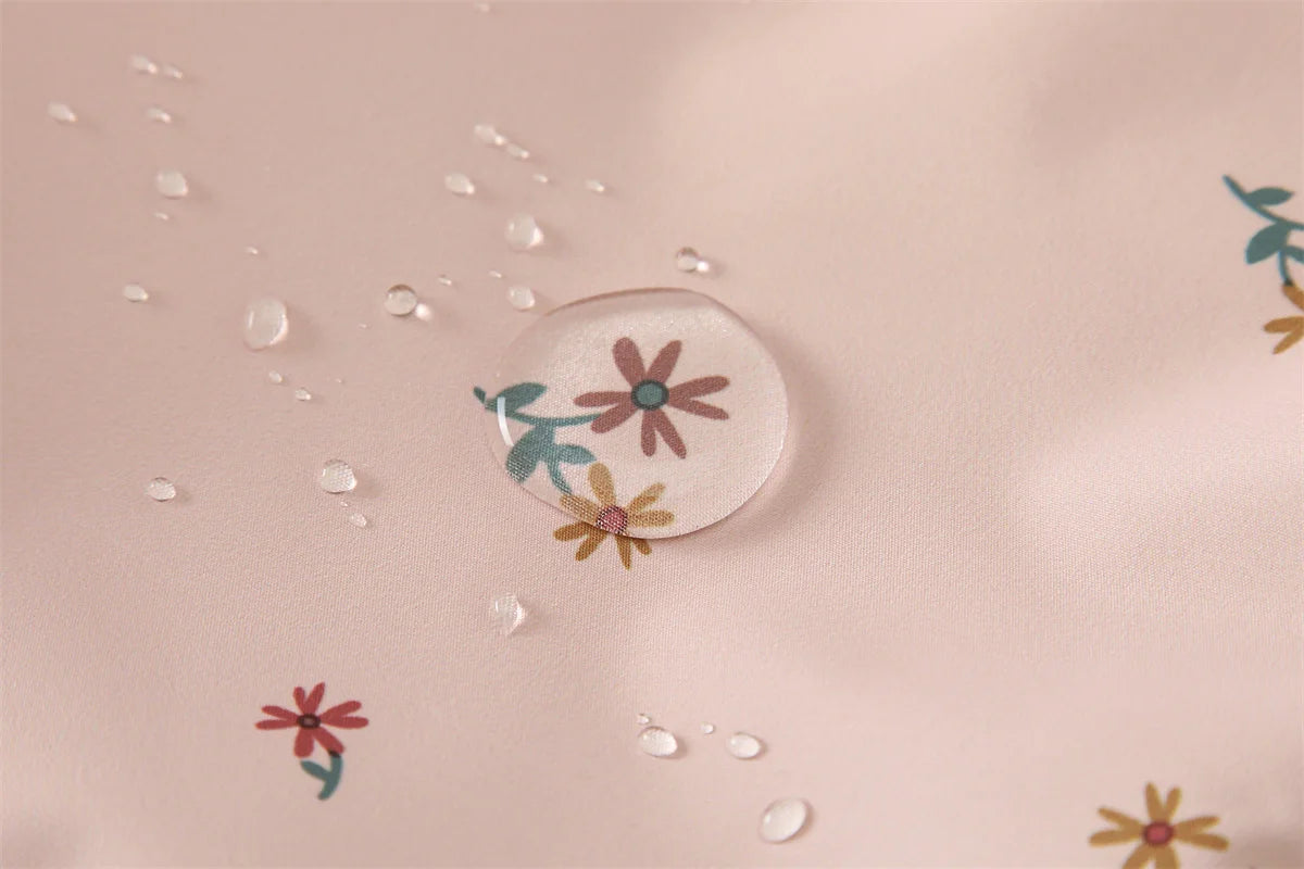 HONEYKING Children's Clothing Sets Raincoat Suit Baby Waterproof Overalls Pants Girls Jumpsuit For Kids Jacket And Trousers Set