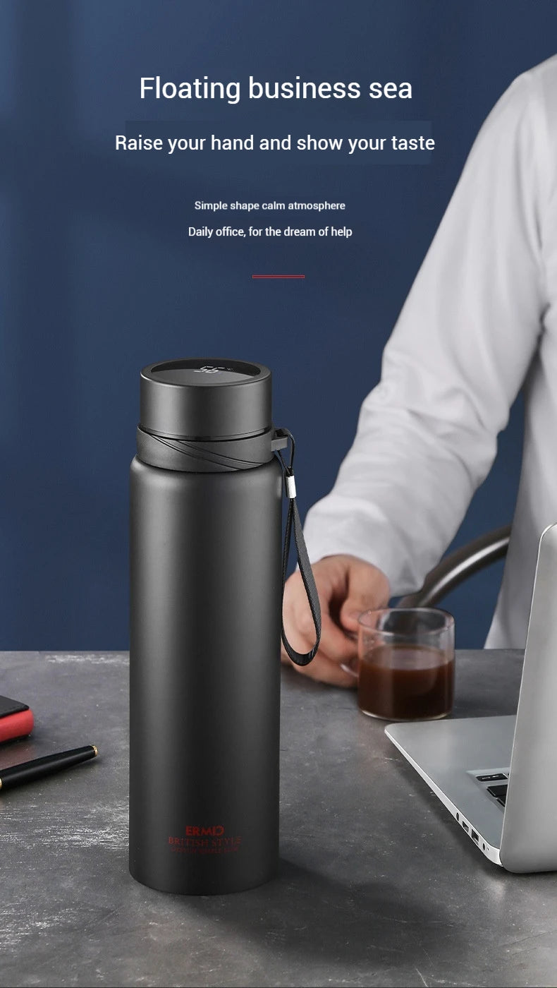 1000ml Thermal Keep Cold Water Hot Water Bottle Thermos Flasks Stainless Steel Thermos Water Tea Coffee Vacuum Bottle Drinkware