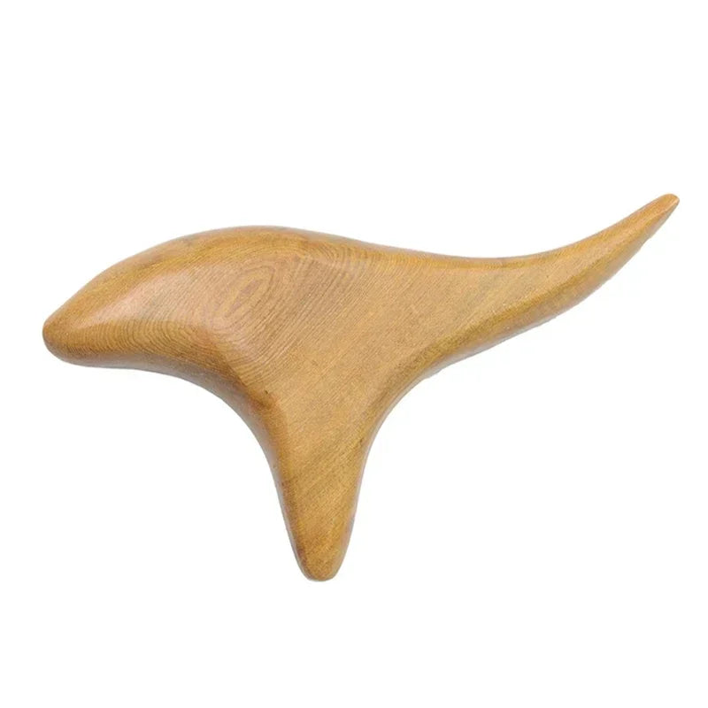 1pc Trigger Point Massage Gua Sha Tools Professional Lymphatic Drainage Tool Wood Therapy Massage Tools for Back Neck Leg Hand