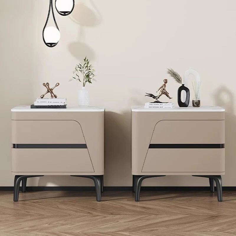 Space Saving Nightstands Creative Modern Simple Elegant Bedside Table Premium Aesthetic Mesitas De Noche Bedroom Furniture