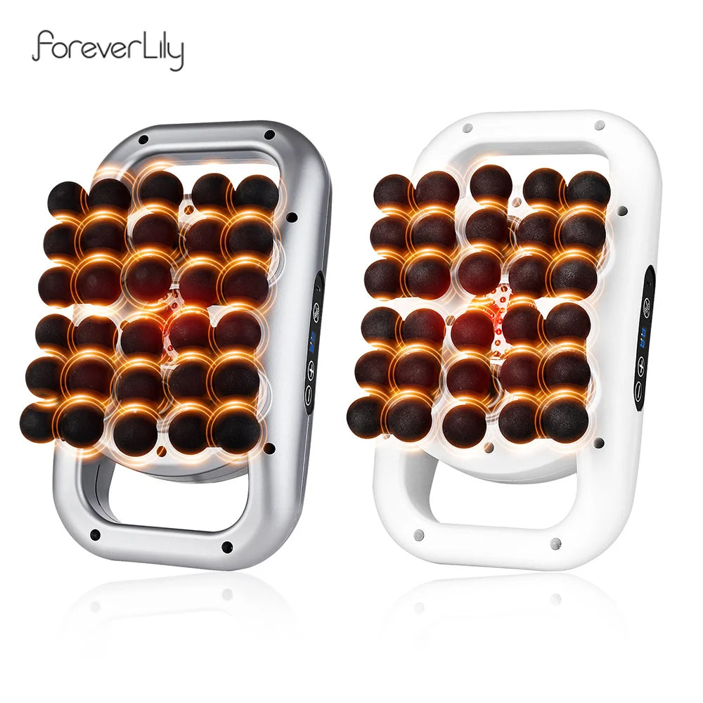 48-Heads Body Massage Gun High-Frequency Vibration Fascia Gun Back Waist Thigh Massager Neck Shoulder Massager Muscle masajeador