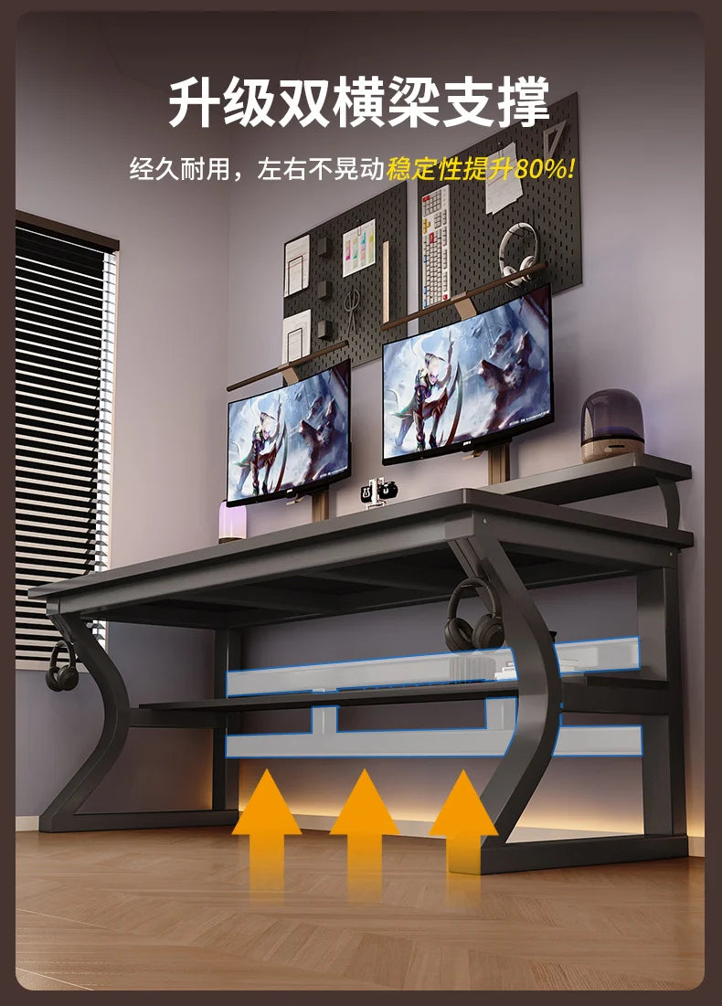 Wooden Designer Modern Office Desks Luxury Home Writing Large Laptop Computer Desks Gaming Standing Escritorio Furniture