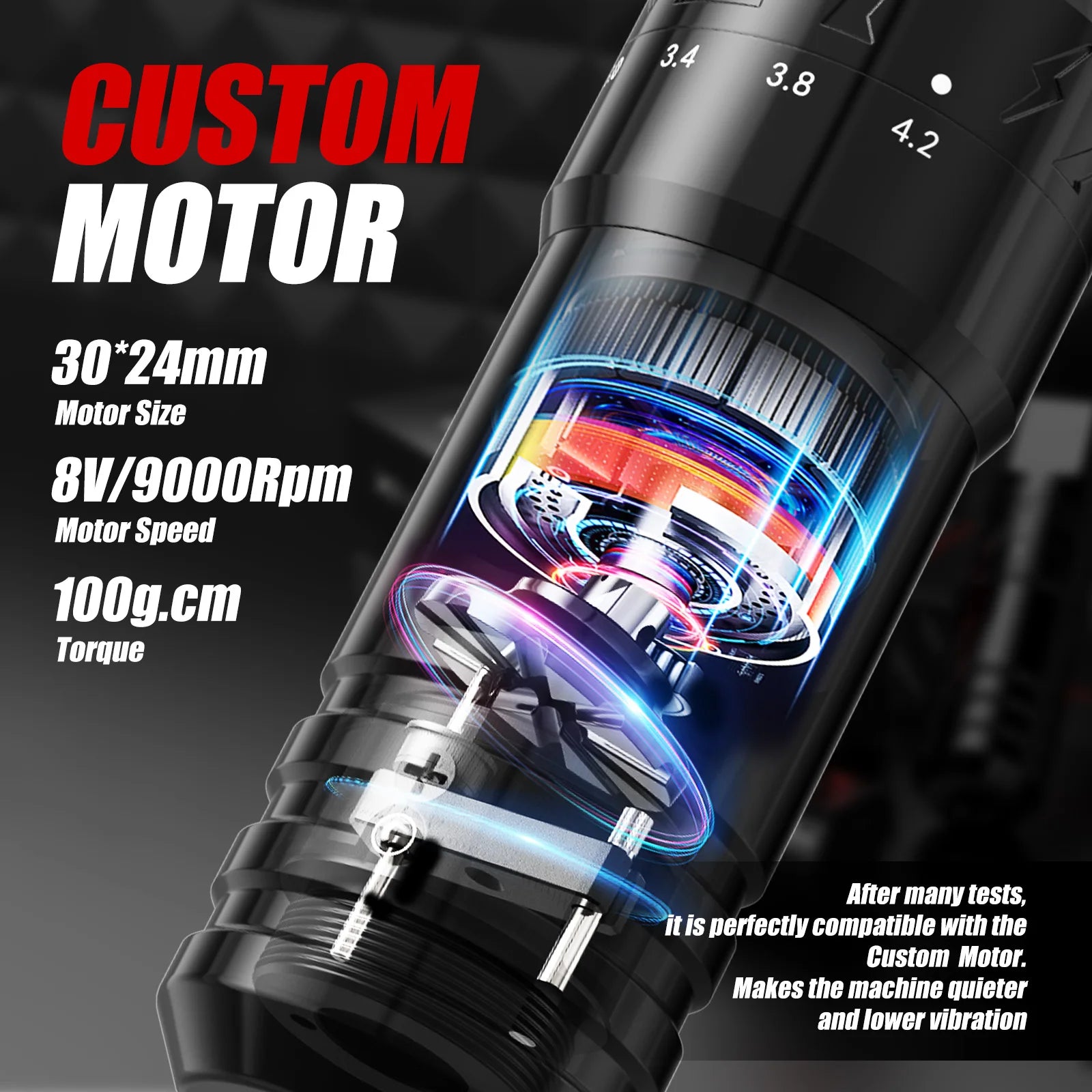 XNET T1 Wireless Tattoo Machine Pen 7 Adjustable Stroke Custom Motor LCD Screen Battery Makeup Microplasty Pen For Tattoo Art