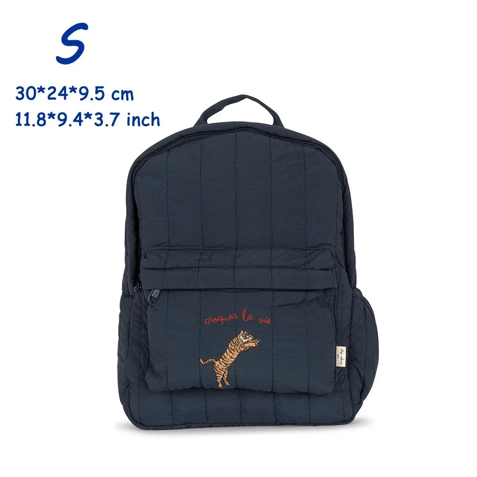 KS Brand Mommy Bag Travel Children Kid Cherry Backpack Primary Schoolbag Baby Waterproof Print Kindergarten Bags Boys Girls Gift