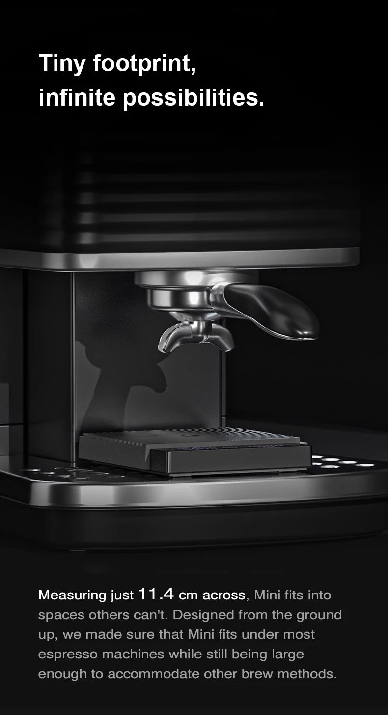 TIMEMORE Black Mirror MINI 0.1g Coffee Scale Espresso And Measurement Flow Rate LED Screen Barista Scales Kitchen