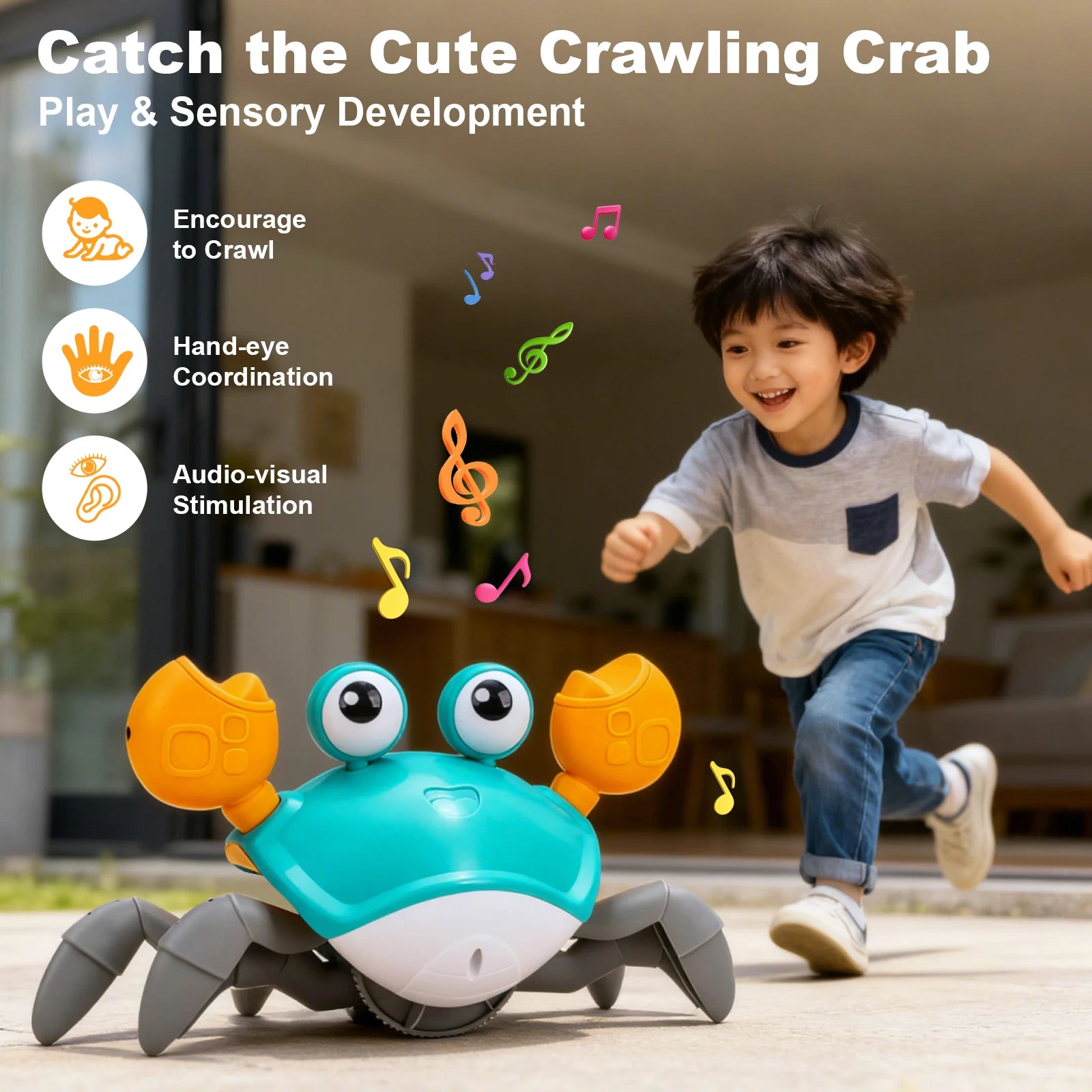 Kids Electronic Pet Toys Dancing Octopus&Duck Musical Penguin Baby Crawling Toys Toddler Interactive Toys Tummy Time Gifts