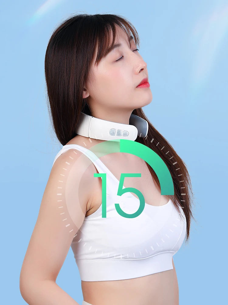 Neck Massager Intelligent Cervical Spine Instrument Electric Therapy Pulse Therapy Instrument Cervical Spine Massager