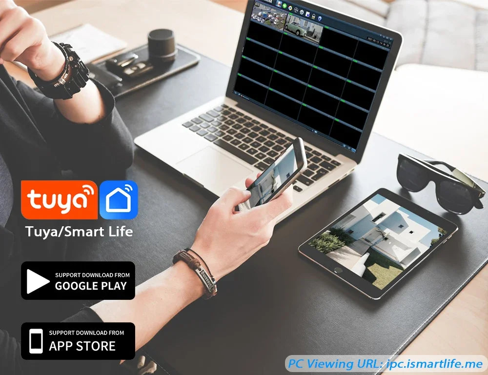 Tuya Smart 5MP Indoor Mini video Surveillance Camera Wifi Wireless Security CCTV Camera Motion Detection Smart Life Baby Monitor