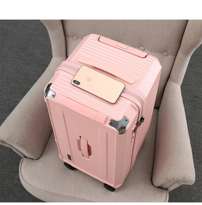 Japanese travel suitcase universal wheel password thickened trolley luggage 22/26/30 inch high value luggage for men and women