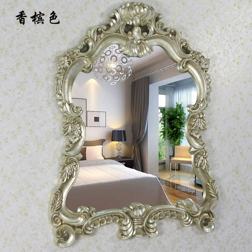 Floor Vintage MirrorsLuxury Standing Large Irregular Vanity Mirror Cosmetic Dressing Room Wall Decoration