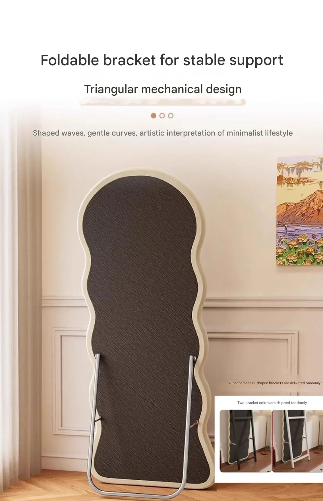 Art Modern Mirror Shower Traffic Art White Floor Korean Style Mirror Full Body Mirror Items Magnifying Espelhos Home Decorations