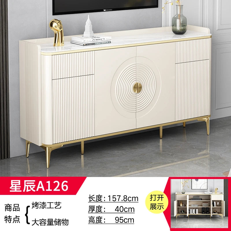 Large Household Living Room Cabinets European Metal Legs Glam Luxury Living Room Cabinets Nordic Modern Szafka Vintage Furniture
