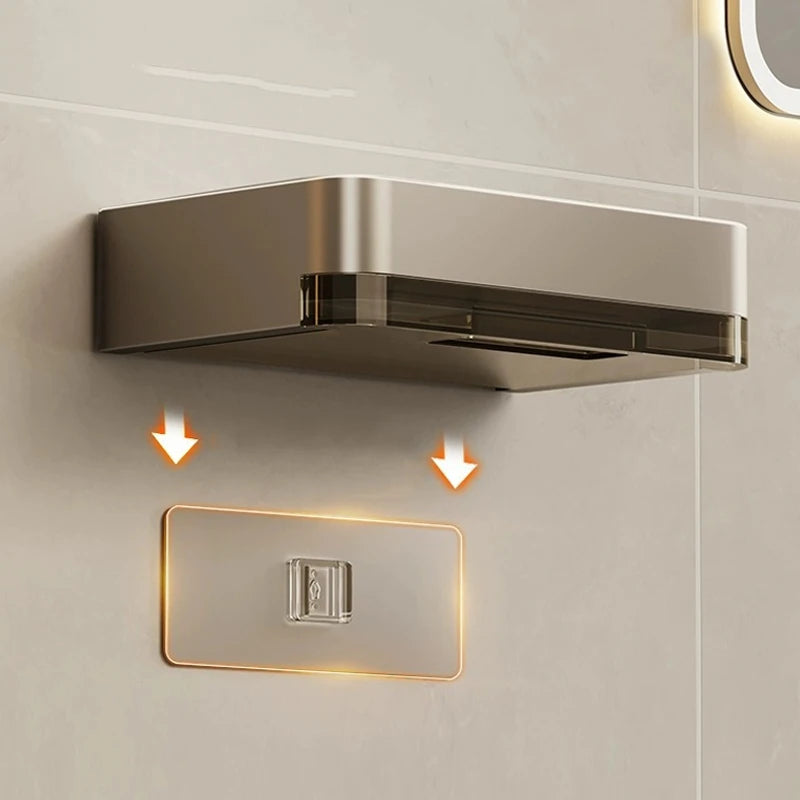 Metal Iron Soap Holder Without Drilling Bathroom Soap Dish With Drain Water Wall Soap Dish Organizer Bathroom Accessories