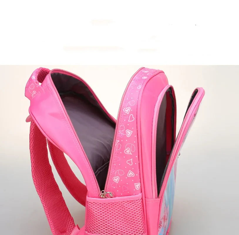 Elsa Anna Princess School Bag for Girls Frozen Children Backpacks Kids Shoulders Bag