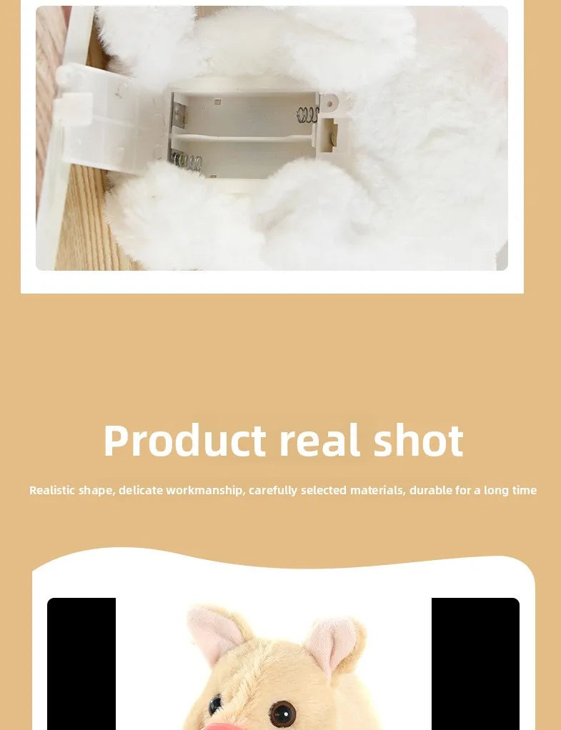 Electric Plush Leash Pig Simulation Called Walking Swing Electronic Pet Play House Doll Children's Toyshuggywuggytańczący kaktus