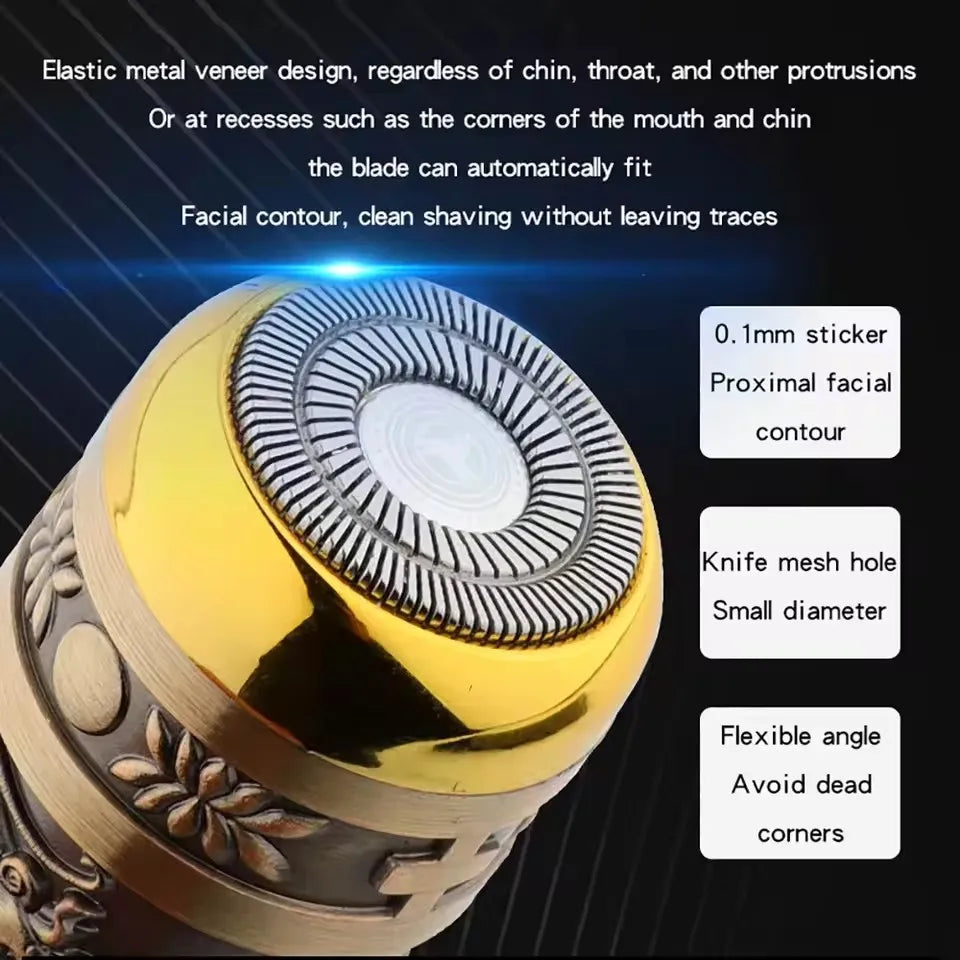 T9 3-In-1 men's electric shaver rechargeable beard trimmer trimming nose ear hair trimmer family travel cordless shaving razor