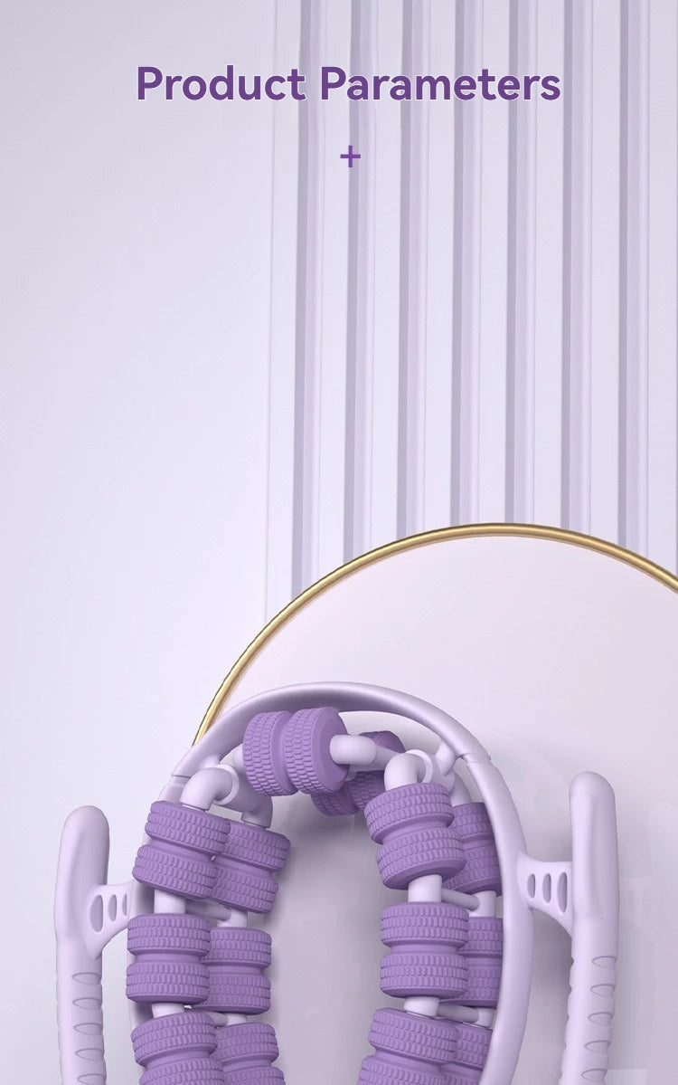 Relax Ring Clamp Leg Massager 360°All-Round Massage 28 Wheel Body Massager Relief Fatigue Roller Massage Calf Muscle Relaxer