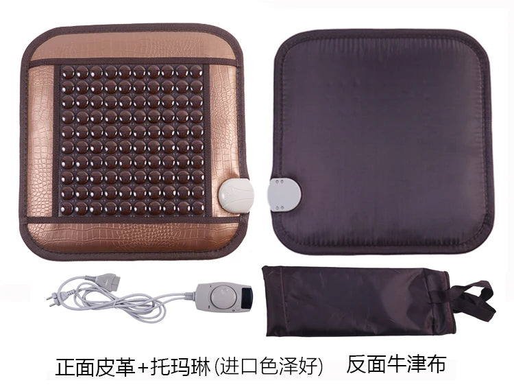220V healthcare Korea germanium tourmaline massage mat Mix jade mattress electric heating therapy pad cushion best 45x80cm