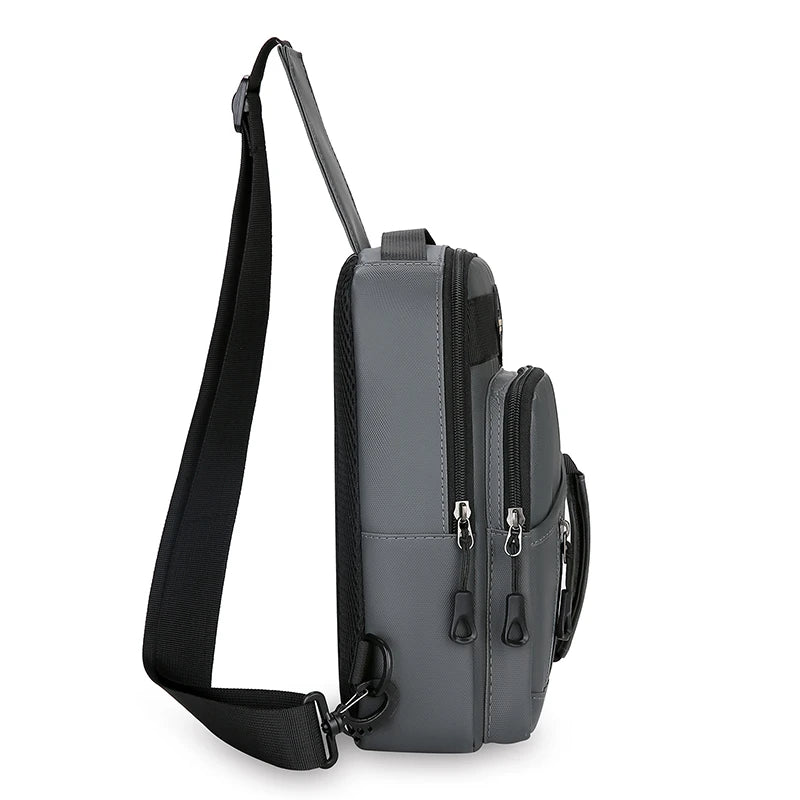 New Men Shoulder Bags Chest Bag Multifuncional Crossbody Bags Travel Sling Bag