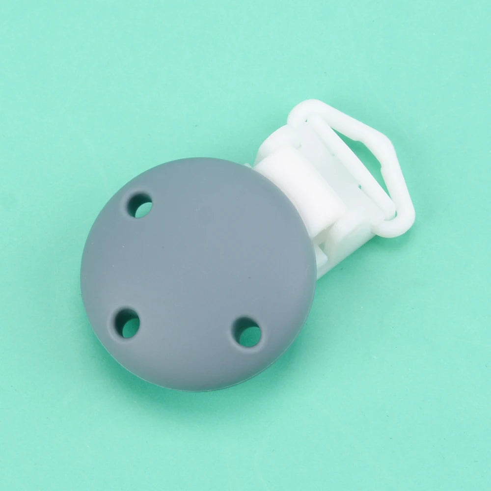 Lofca Silicone Clip 5 PCS Baby Pacifiers for DIY Pacifier Chain Nursing Teething Baby Gifts Food Grade Free BPA Baby