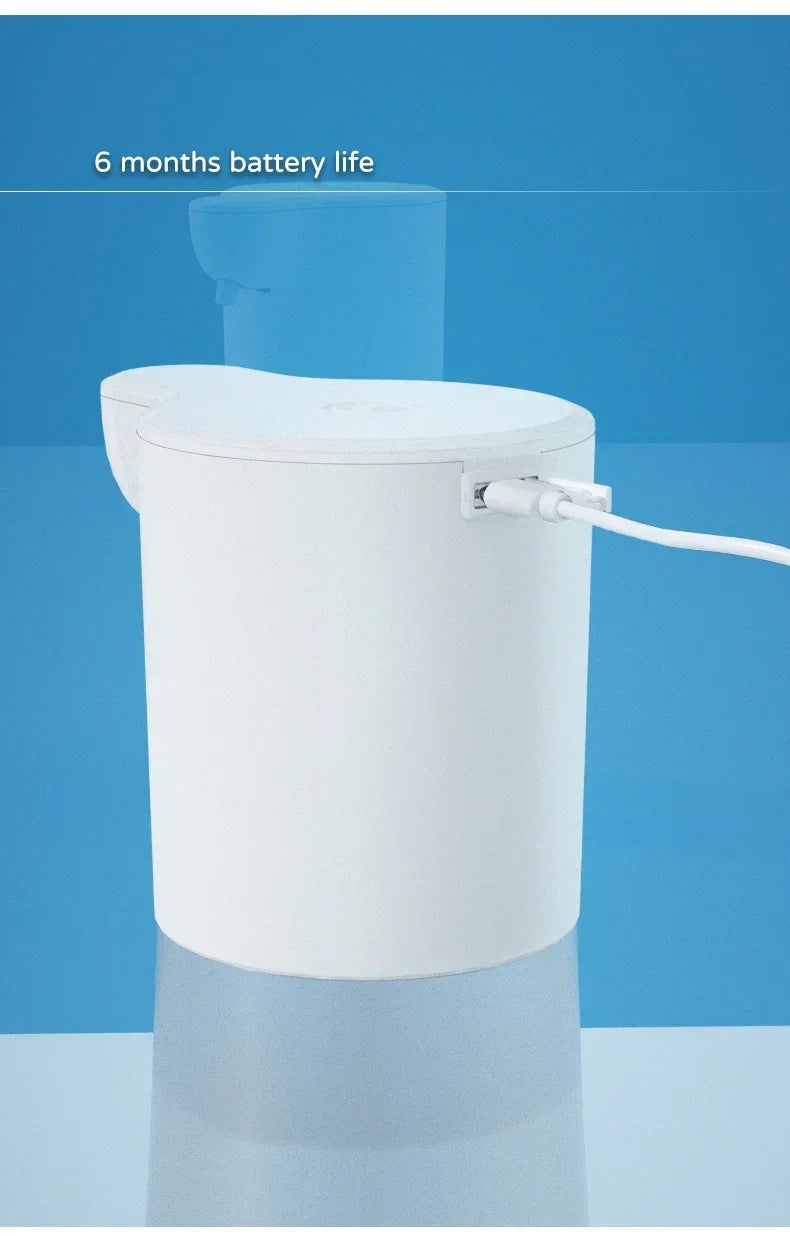 Automatic Sensor Foam Dispenser Touchless Type-C Charging Capacity Smart Liquid Soap Dispenser Infrared Sensor Soap Dispenser