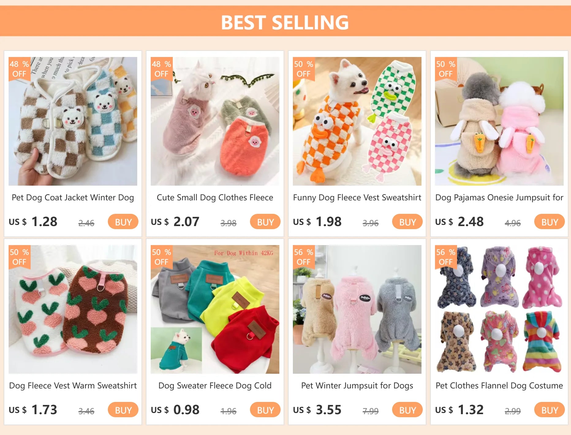 Pet Clothes for Dogs and Cats 4-Leg Hoodie Coat Pet Vest Puppy Clothes Print Design Apparel 5 Sizes Dog Clothes Dog Accessories