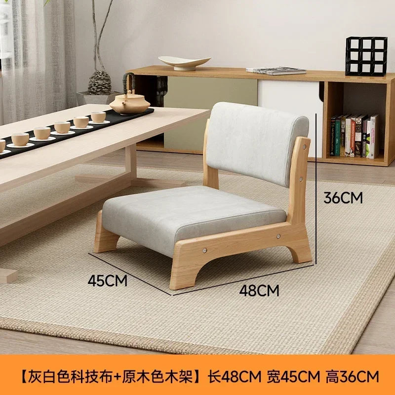 Modern Tatami Lazy Sofa Chair Japanese Living Room Furniture Back Floor Nordic Wind Bay Window Low
