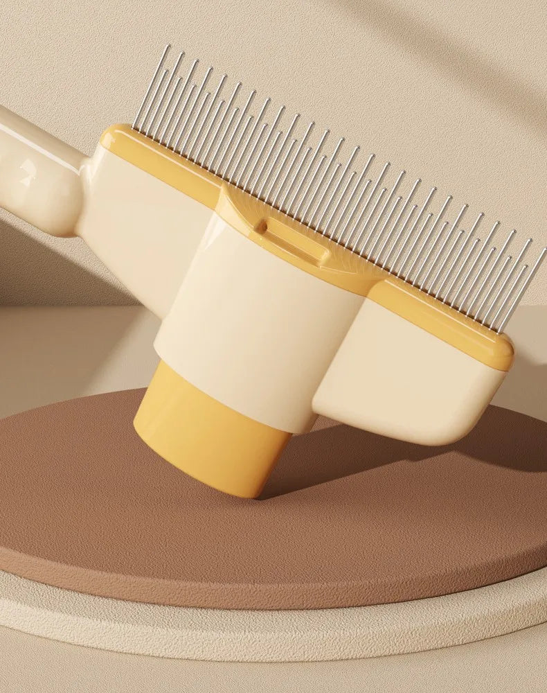 Dog Comb Pet Hair Remover One Button Dogs Brush Self-cleaning Cat Brush Massage Combs for Dog Grooming Brushes for Pet Products