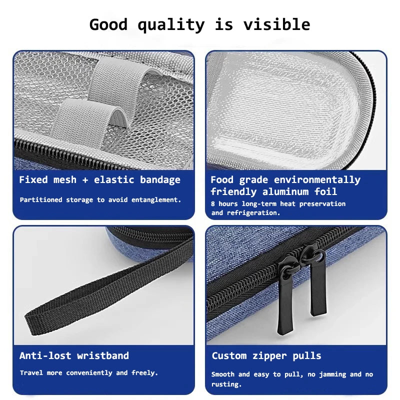 Portable Insulin Cooling Bag Carry-on Protector Waterproof Diabetic Medication Storage Bag for Insulin Pen Daily Life and Trips