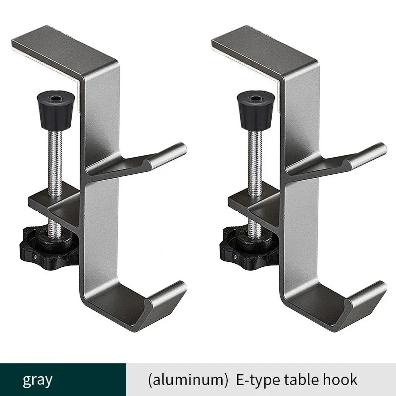 1pcs Punch-free Desk Hook Adjustable Desk Edge Hook Multi - Functional Gaming Headset Hanging Hook Home Office Organizer