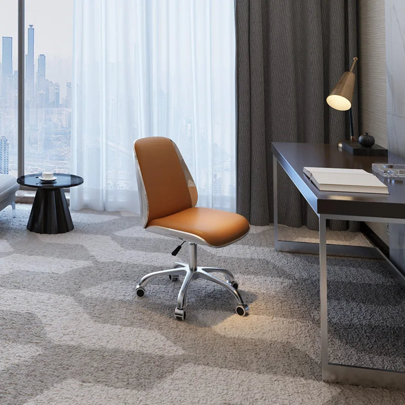 Home Study Writing Modern Minimalist Chair Boss Armless Staff Office Leisure Chair New Computer Silla Oficina Furniture