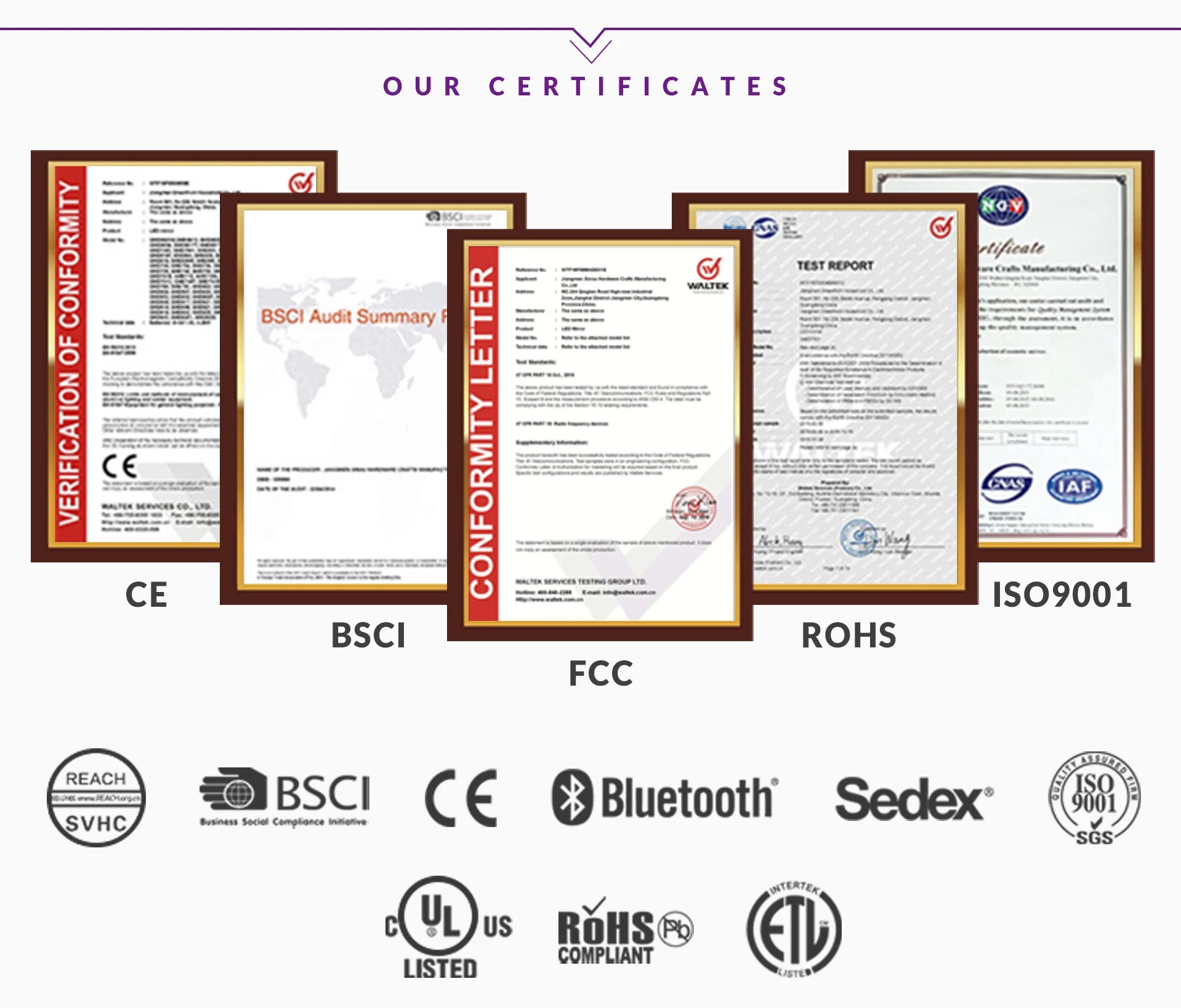 Full-length Mirror Modern Home Bedroom Furniture Floor Mirror with LED Bulbs