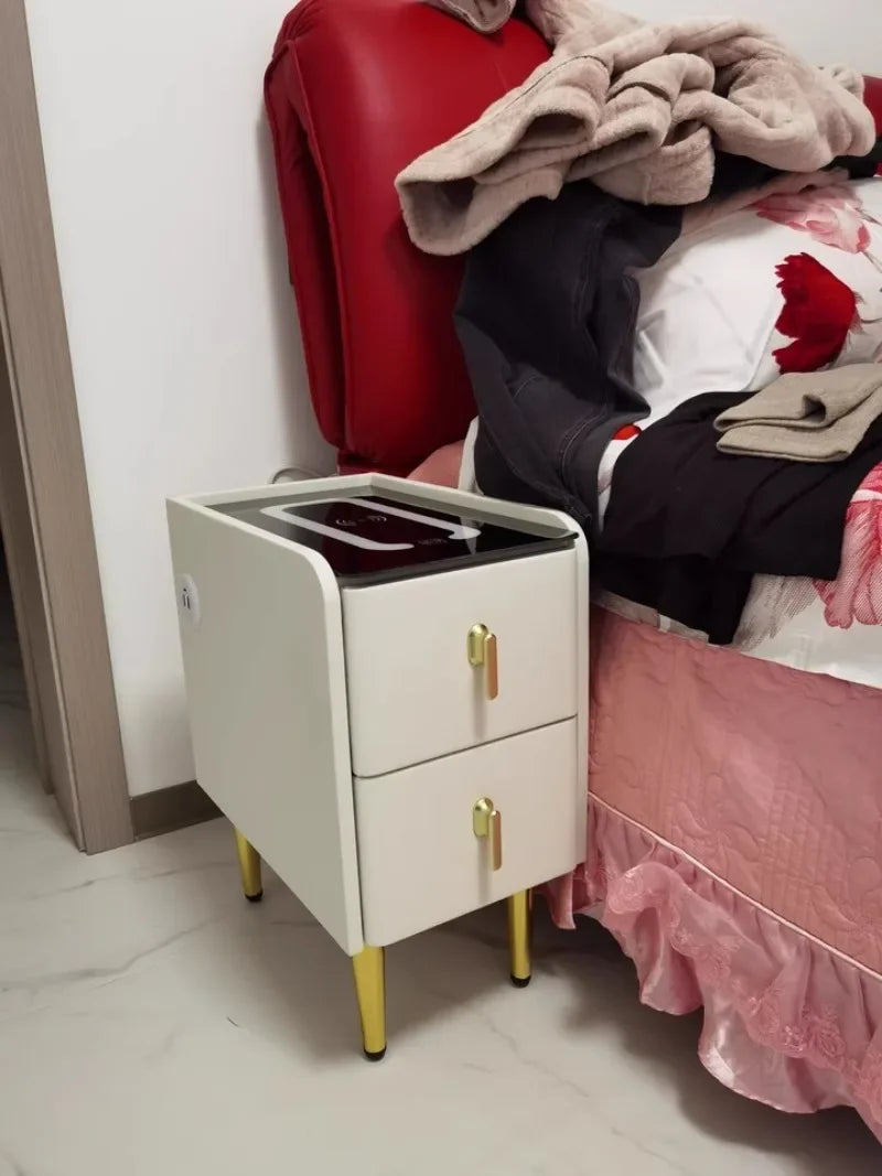 Night Table Bedside Nightstands Bedroom Bedside Furniture Gamer Narrow Bed Desk Nordic Drawer Closets Meubles De Chambre