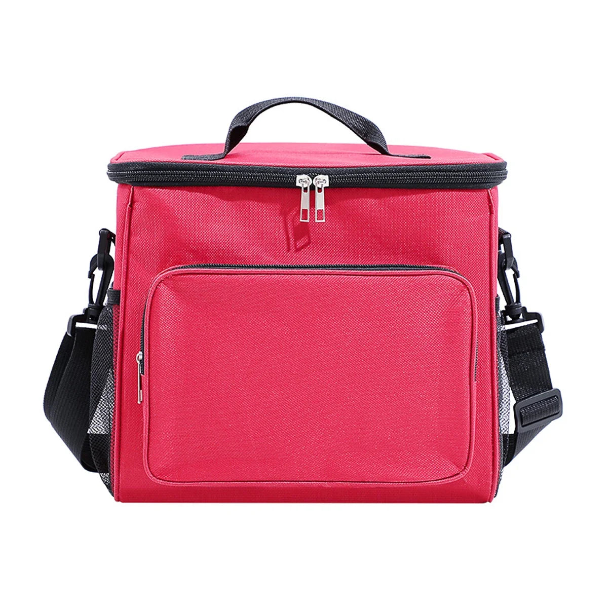 Portable lunch bag food thermal box durable waterproof office cooler lunchbox with adjustable shoulder strap insulated case. ZMT