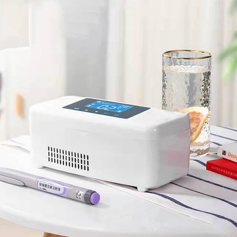 Portable Household Insulin Cooler Case Car Small Refrigerator Mini Cold Boxes Mini Drug Constant Temperature Refrigerator