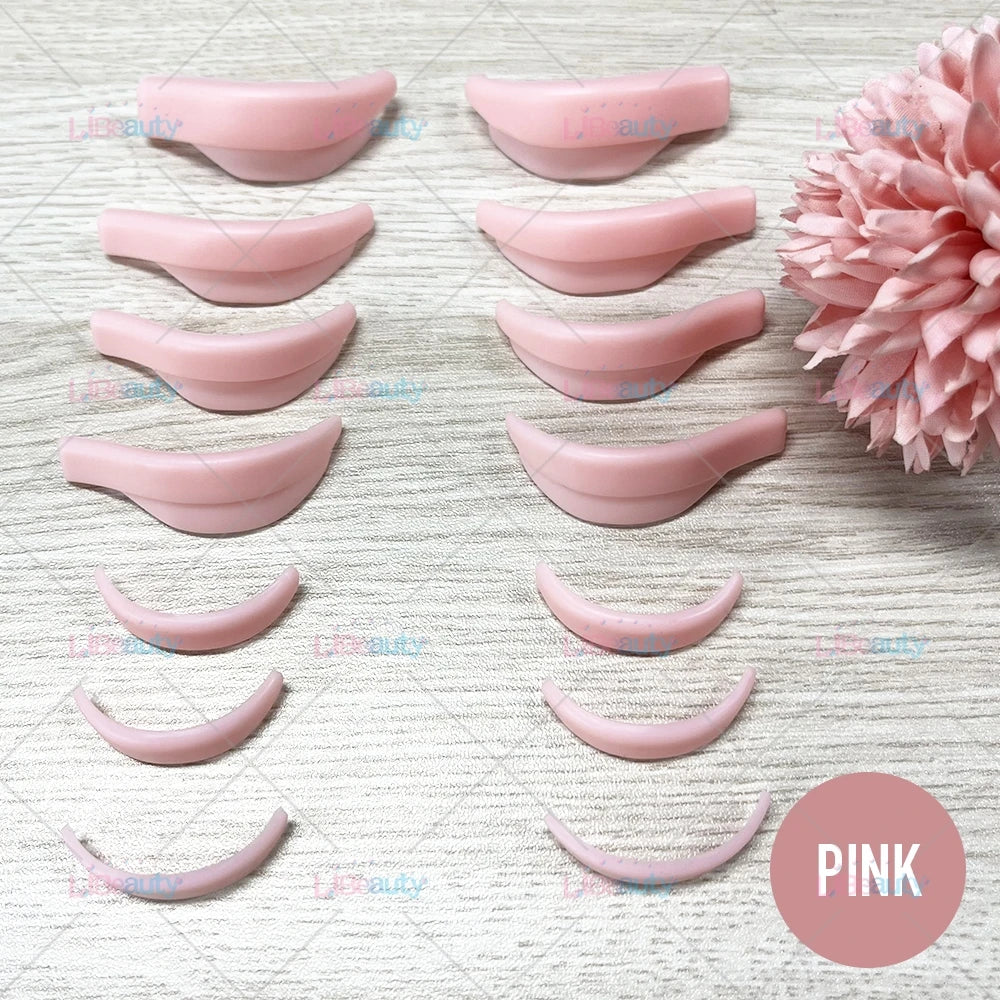 Libeauty 7 Paris Reusable Lash Lift Shield Pad Eeyelash Curling Iron Silicone Eyelashe Curler Accessories Applicator Makeup Tool